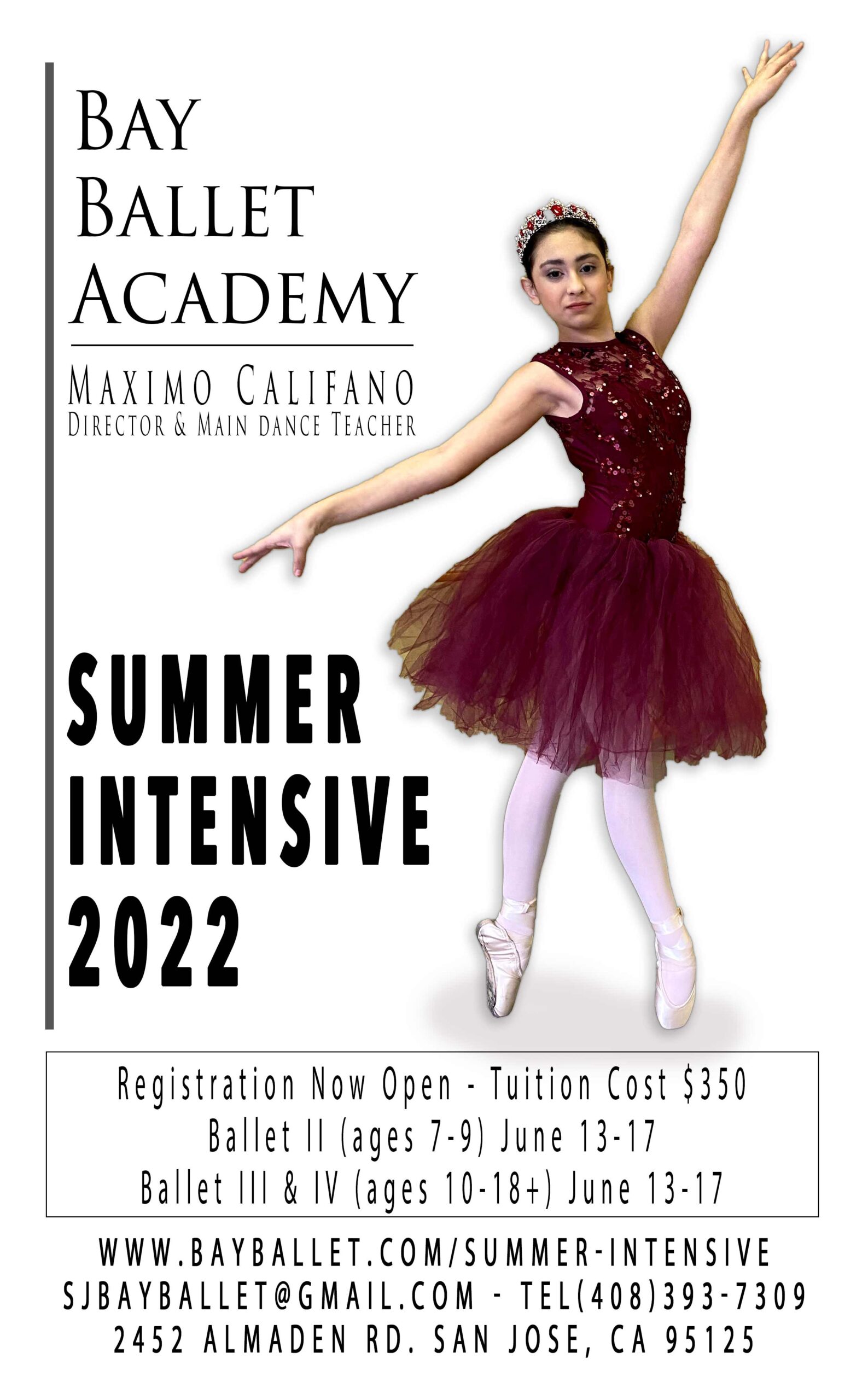 Bay Ballet Academy Summer Intensive 2022